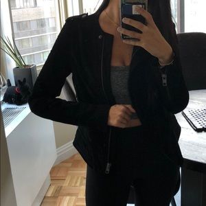 Blank NYC suede black jacket